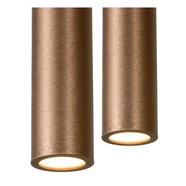 LORENZ Pendant  LED  6x4W Satin Copper