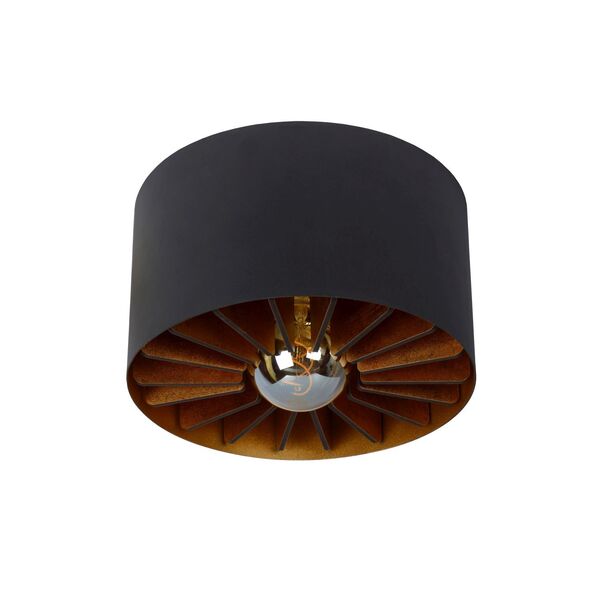 ZIDANE Ceiling light E27/15W Ø 30cm Black/Gold
