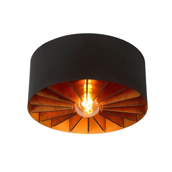 ZIDANE Ceiling Light E27/15W Ø 40cm Black/Gold