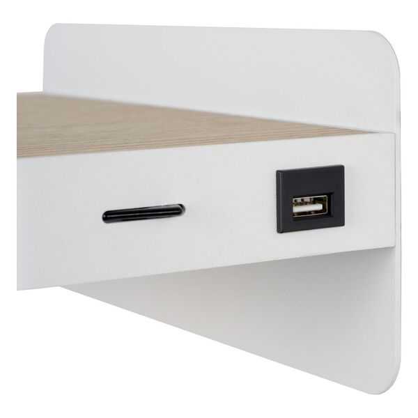 ATKIN Xall Light LED 5W+USB port 25/14/11cm White