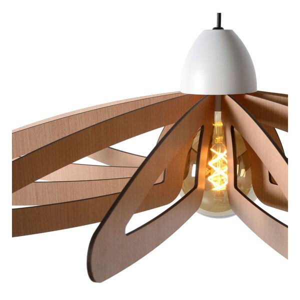 ZIDANE Pendant E27/15W White/Light Wood