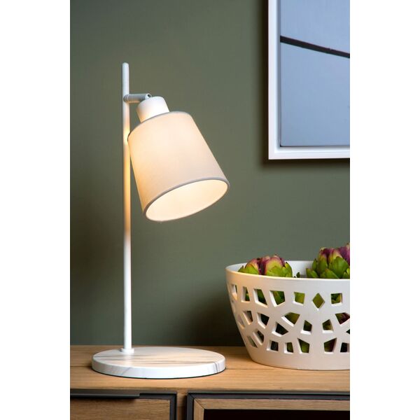 PIPPA Table lamp E27/50W White