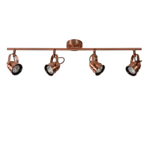 CIGAL Spot LED 4xGU10/5W 350LM 2700K Red Copper