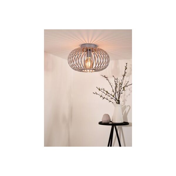 MANUELA Ceiling Light 1xE27 Ø40cm Grey