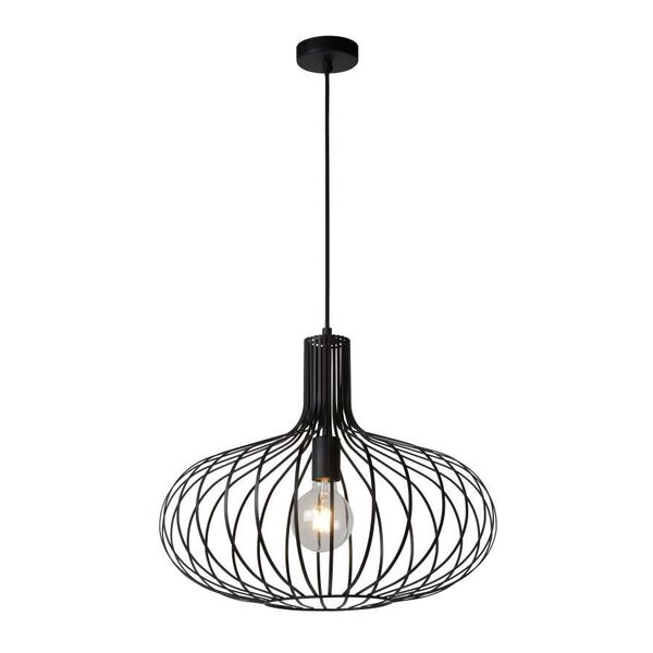 MANUELA Pendant 1xE27 Ø50cm Black