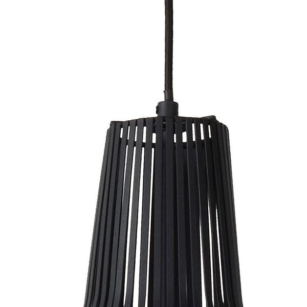 MANUELA Pendant 1xE27 Ø65cm Black