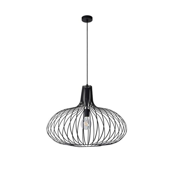 MANUELA Pendant 1xE27 Ø65cm Black