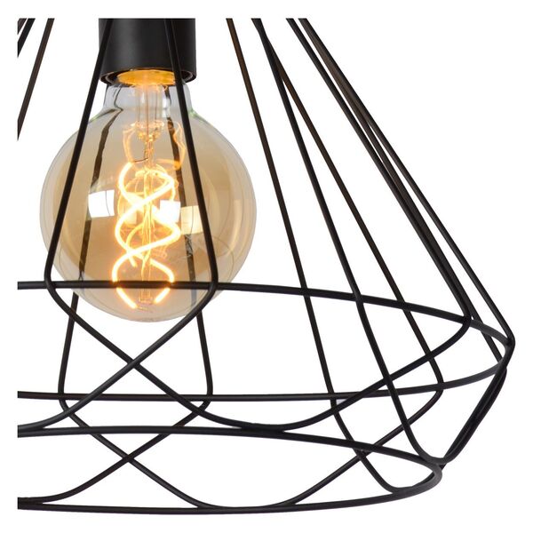 KYARA Pendant E27 Ø32.5cm Black