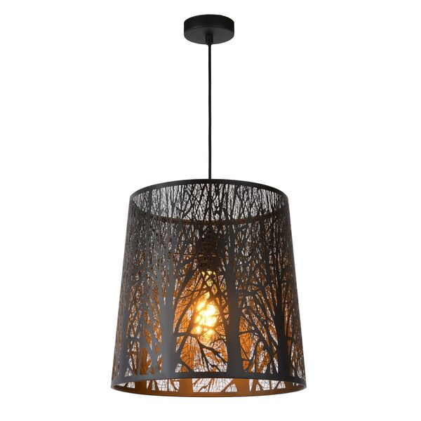 GARELL Pendant E27 Ø35cm H35cm Black