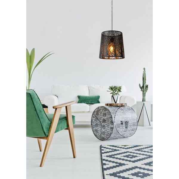 GARELL Pendant E27 Ø35cm H35cm Black