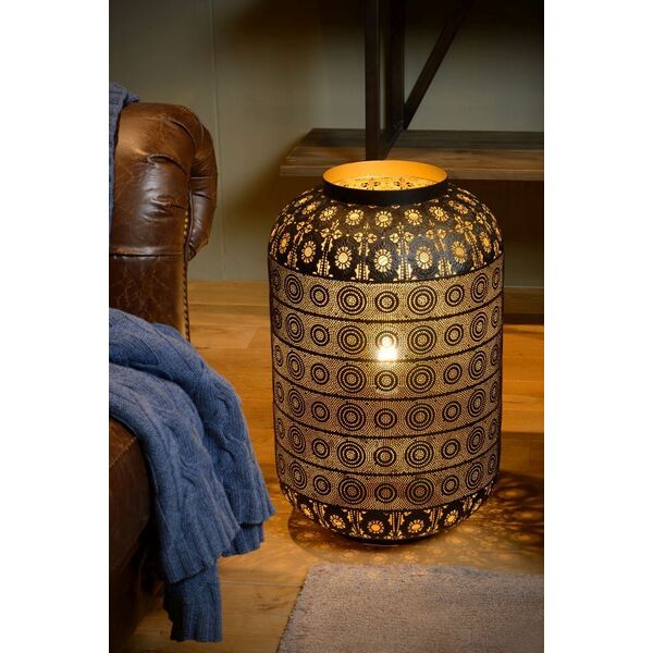 TAHAR Table Lamp E27 Ø39cm H64cm Black
