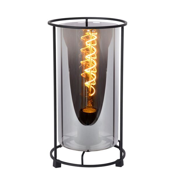 DOUNIA Table lamp  E27/40W H27.5cm Matt Black/Smok