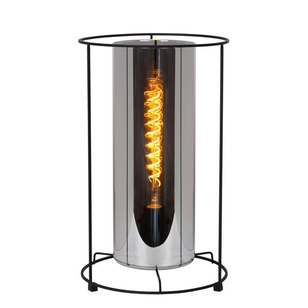 DOUNIA Table lamp  E27/40W H 41cm Matt Black/Smok