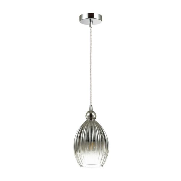 Подвесной светильник Odeon Light Storzo [дымчатый/хром Подвес E27 60W 220V STORZO]
