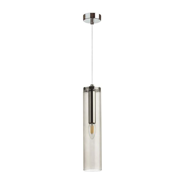 Подвесной светильник Odeon Light Klum [хром/дымчатый Подвес E14 1*40W KLUM]