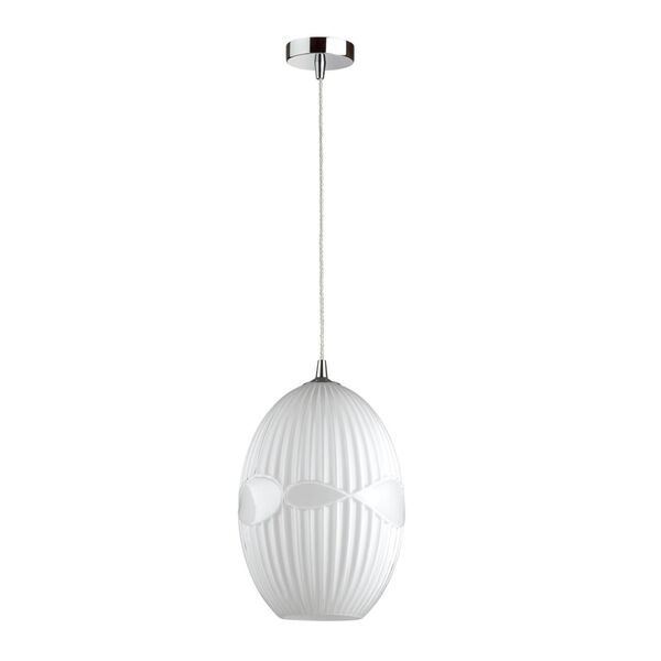 Подвесной светильник Odeon Light Astea [белый/хром Подвес E27 60W ASTEA]