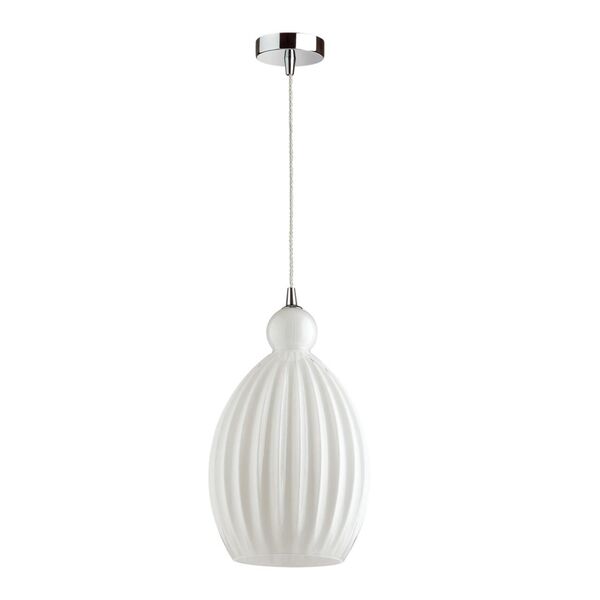 Подвесной светильник Odeon Light Storzo [белый/хром Подвес E27 60W STORZO]