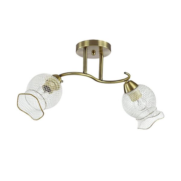 ROZETTA LN16 152 [бронзовый/металл Люстра потолочная E27 2*60W 220V]