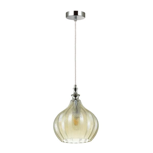 Подвесной светильник Odeon Light Lasita [св.коричневый/хром Подвес E27 60W 220V LASITA]