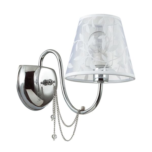 Бра FELIKINA [/ткань/декор.цепочки/хрусталь Бра E14 40W 220V ]