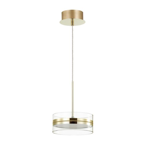 Люстра Odeon Light Akela [золотой/прозрачный Подвес LED 4000K 14W 220V AKELA]
