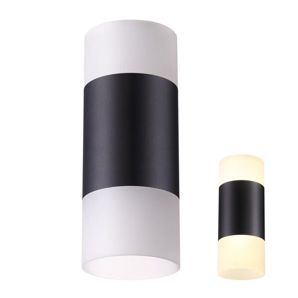 ELINА NT19 000 [черный Светильник накладной IP20 LED 4000K 7W вниз + 3W вверх 220-240V]