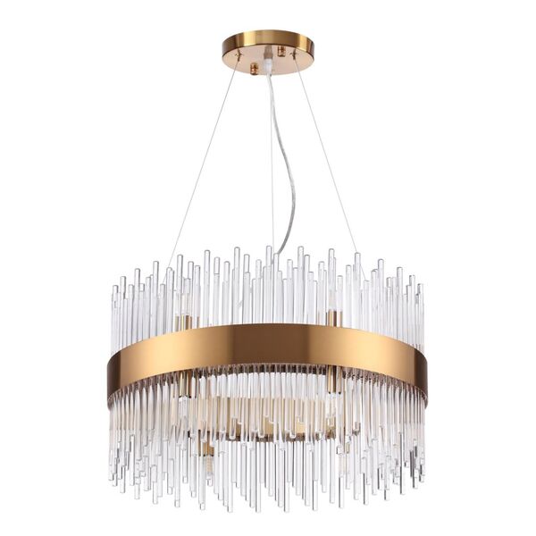 FOCCO ODL20 427 [бронзовый/стекло/прозрачный Люстра G9 12*40W 220V]