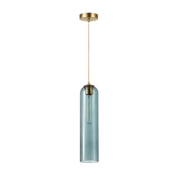 Подвесной светильник Odeon Light Vosti [золотой/синий Подвес E27 60W 220V VOSTI]