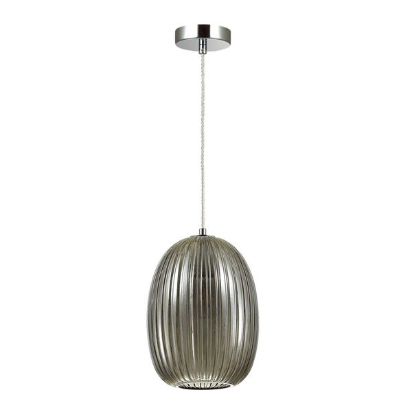 Подвесной светильник Odeon Light Dori [дымчатый/хром Подвес E27 60W 220V]