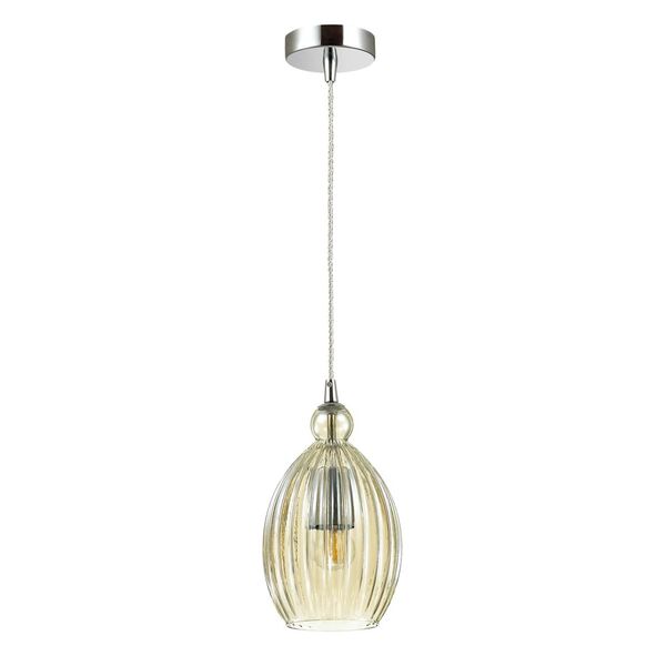 Подвесной светильник Odeon Light Storzo [св.коричневый/хром Подвес E27 60W 220V STORZO]