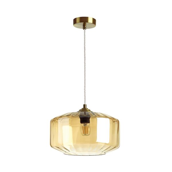 Подвесной светильник Odeon Light Binga [янтарный/бронзовый Подвес E27 60W BINGA]