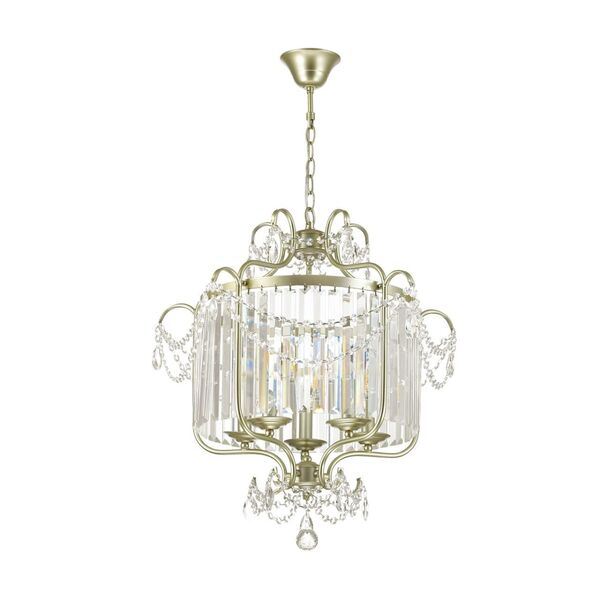 Подвесной светильник Odeon Light Sharm [серебристый/хрусталь Подвес E14 5*40W 220V SHARM]