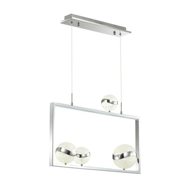 Люстра Odeon Light Domus [хром/белый Подвес LED 31W DOMUS]