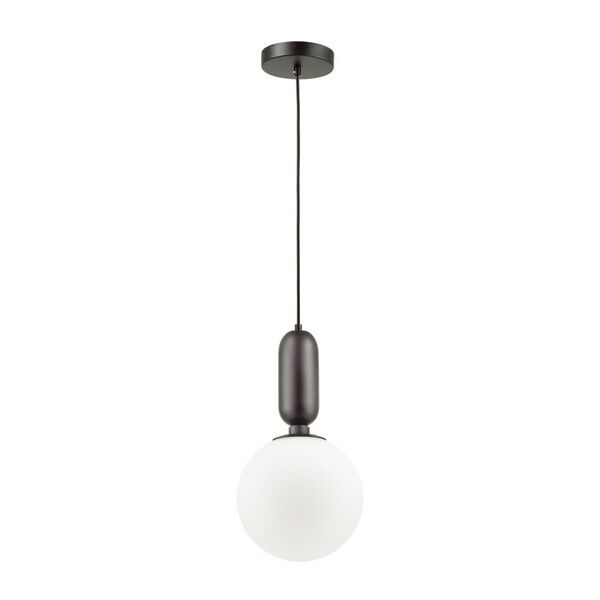Подвесной светильник Odeon Light Okia [черный/белый Подвес E27 1*40W 220V OKIA]