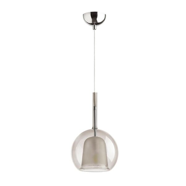Подвесной светильник Odeon Light Leva [хром/дымчатый Подвес E14 1*40W LEVA]