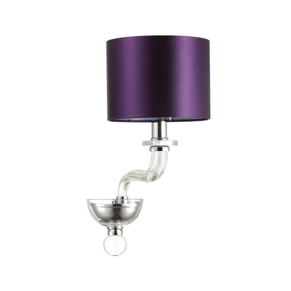 Бра VOSTA [хром/стекло/фиолетовый E14 1*40W 220V]