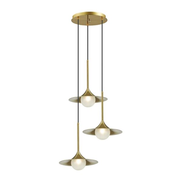 ODEON LIGHT BAROLO [бронзовый/белый Подвес G9 1*7W ]