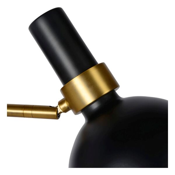 NOVAN Wall Light E27/40W Black/Brass