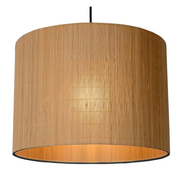 MAGIUS Pendant Rattan E27/40W Black/natur