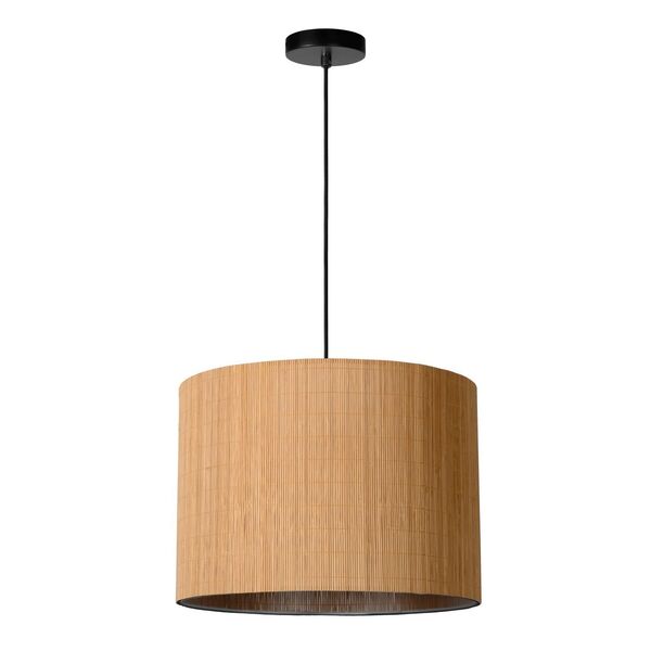 MAGIUS Pendant Rattan E27/40W Black/natur