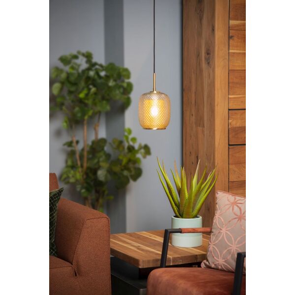 AGATHA Pendant 1x E27/40W Matt Gold / Glass