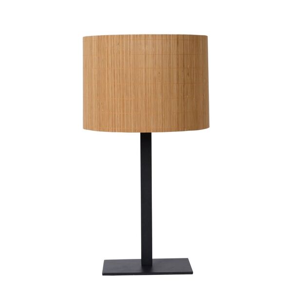 MAGIUS Table lamp Rattan E27/40W H52 Black/nature