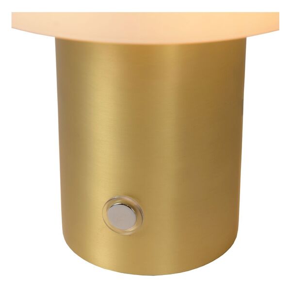 TIMON Table lamp  E14/25W 21cm Matt Gold/Opal
