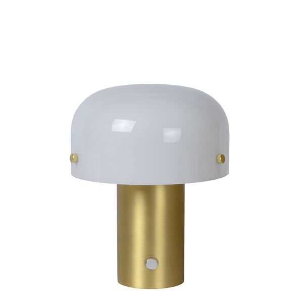 TIMON Table lamp  E14/25W 21cm Matt Gold/Opal