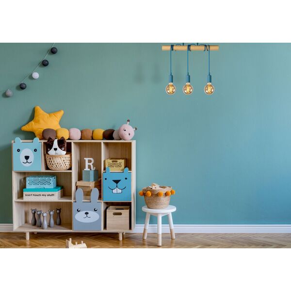 PAULIEN Ceiling Light 1xE27 60W Blue
