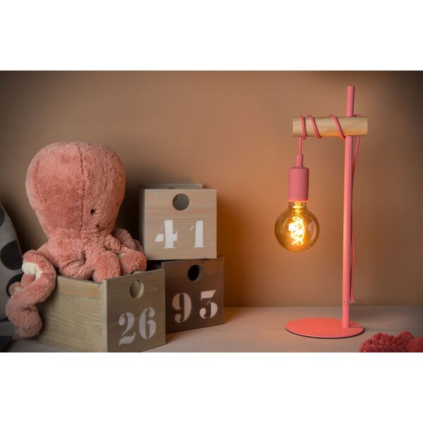 PAULIEN Table Lamp 1xE27 60W Pink