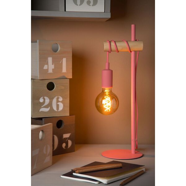 PAULIEN Table Lamp 1xE27 60W Pink