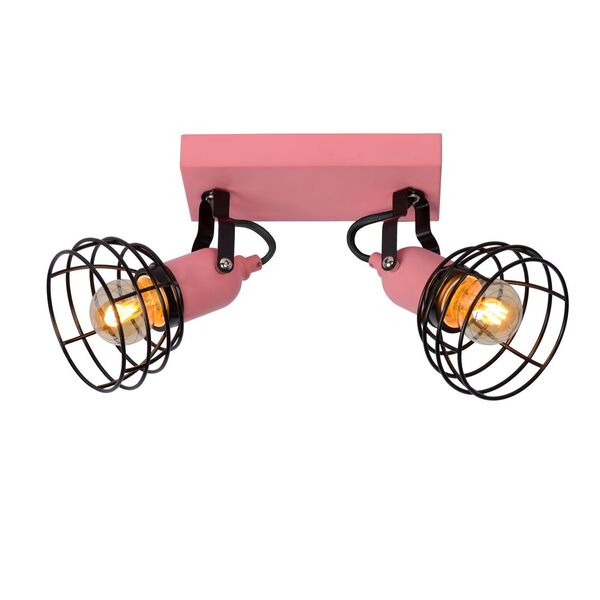 PAULIEN Ceiling spotlight 2xE27 60W Pink