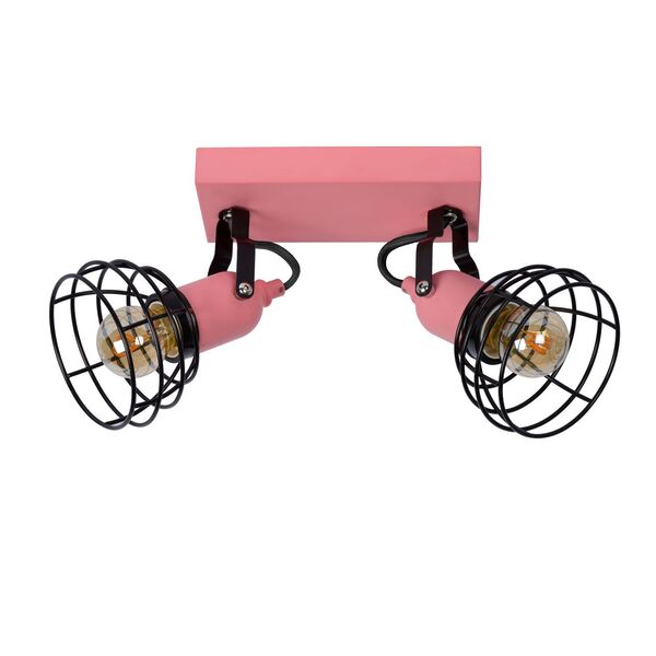 PAULIEN Ceiling spotlight 2xE27 60W Pink