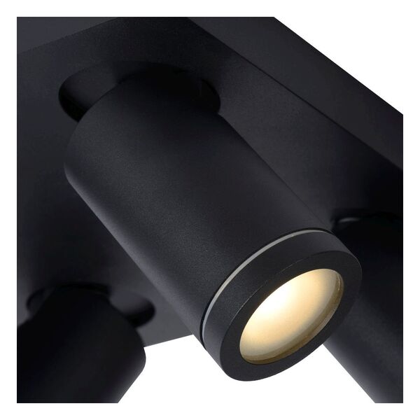 TAYLOR Ceiling Spotlight 4x GU10/5W IP44 DTW  Blac